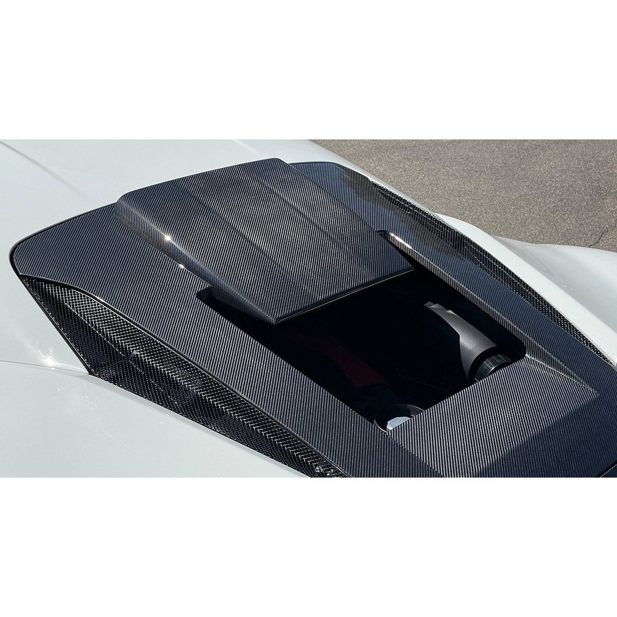 N-LARGO ENGINE BONNET - installed view