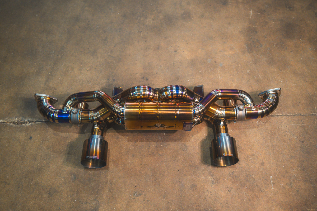 Valvetronic Designs - Valvetronic Valved Sport Exhaust System for Porsche 718 GT4RS/Spyder RS - POR.GT4RS.VSES.TI