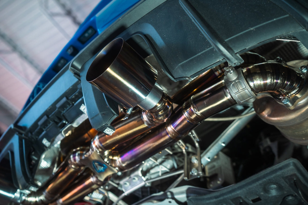 Valvetronic Designs - Valvetronic Valved Sport Exhaust System for Porsche 718 GT4RS/Spyder RS - POR.GT4RS.VSES.TI