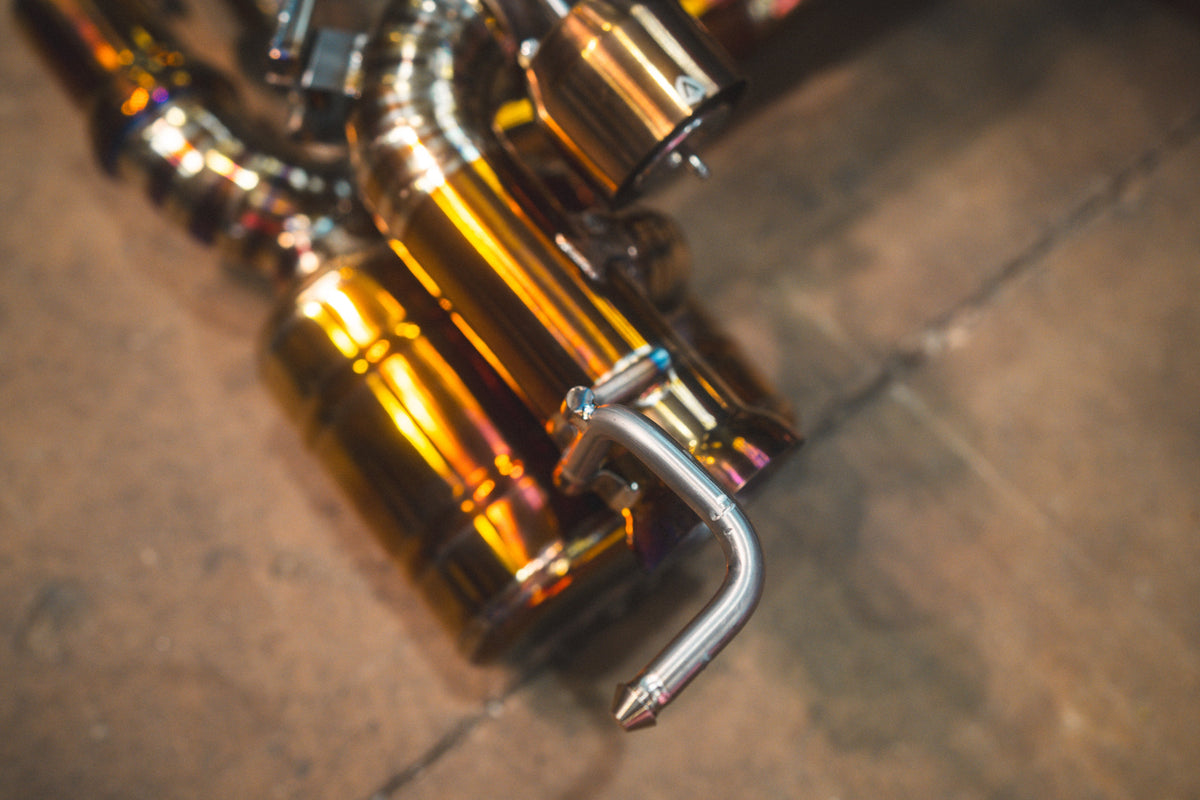 Valvetronic Designs - Ferrari 458 Speciale Valved Sport Exhaust System - FER.458S.VSES.TI, FER.458S.VSES.2CC.TI, FER.458S.VSES.2CCH.TI