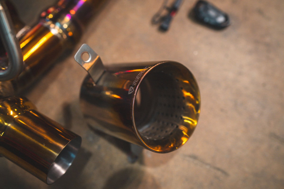 Valvetronic Designs - Ferrari 458 Speciale Valved Sport Exhaust System - FER.458S.VSES.TI, FER.458S.VSES.2CC.TI, FER.458S.VSES.2CCH.TI
