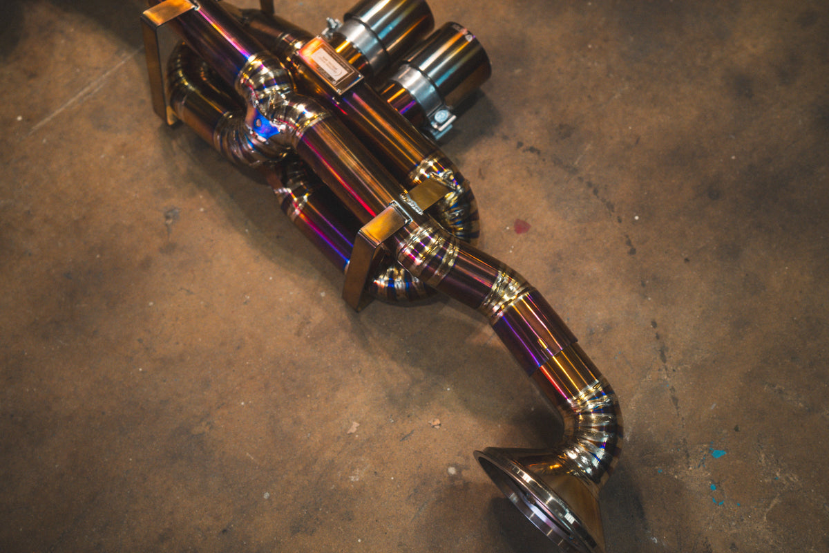 Valvetronic Designs - Valvetronic Valved Sport Exhaust System for Porsche 992 GT3/RS - POR.992.GT3.VSES.BR, POR.992.GT3.VSES.TI, POR.992.GT3.F1.TI