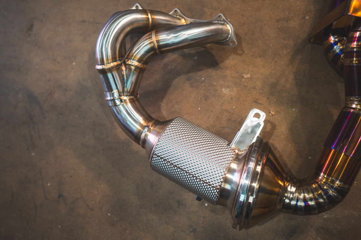 Valvetronic Designs - Valvetronic Valved Sport Exhaust System for Porsche 992 GT3/RS - POR.992.GT3.VSES.BR, POR.992.GT3.VSES.TI, POR.992.GT3.F1.TI