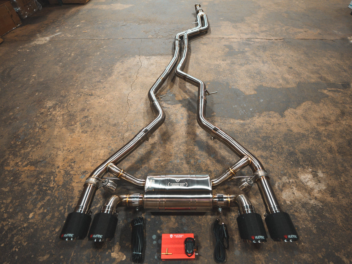 Valvetronic Designs - BMW F87 M2 Valved Sport Exhaust System (N55) - BMW.F87.M2.VSES.BR.BRSH, BMW.F87.M2.VSES.BR.BRT, BMW.F87.M2.VSES.BR.BLK, BMW.F87.M2.VSES.BR.FC, BMW.F87.M2.VSES.BR.RC