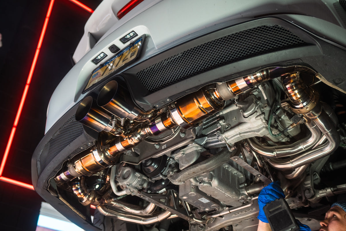 Valvetronic Designs - Valvetronic Valved Sport Exhaust System for Porsche GT3/RS 991.1 / 991.2 - POR.991.GT3.VSES.BR, POR.991.GT3.VSES.TI