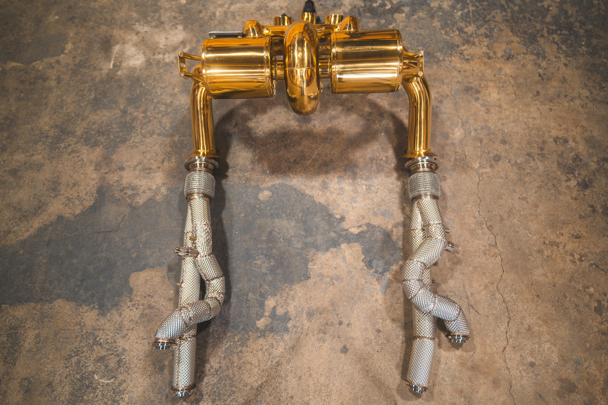 Valvetronic Designs - Lamborghini Aventador LP700 / S / SV Valved Sport Exhaust System - LAM.LP700.VSES.AG, LAM.LP700.VSES.TI, LAM.LP740.VSES.AG