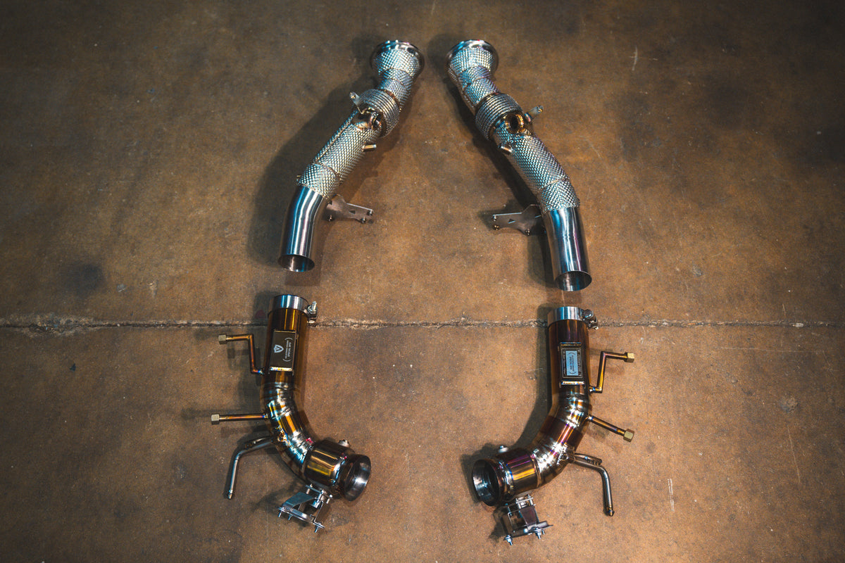 Valvetronic Designs - Ferrari 296 GTB/GTS Sport Exhaust Package - FER.296.VSES.TI