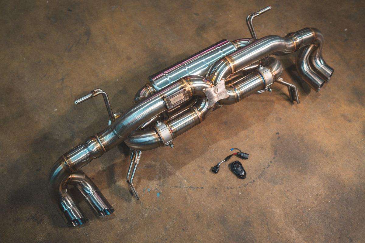 Valvetronic Designs - Lamborghini Gallardo LP Valved Sport Exhaust System - LAM.LP570.VSES.BR