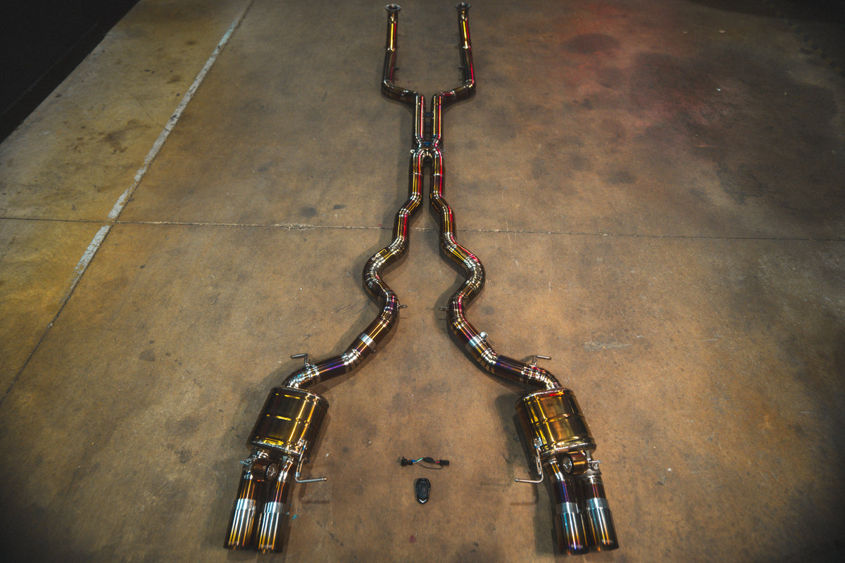 Valvetronic Designs - BMW F12 M6 Valved Sport Exhaust System - BMW.F12.M6.VSES.BR.RC, BMW.F12.M6.VSES.TI.TIBRT