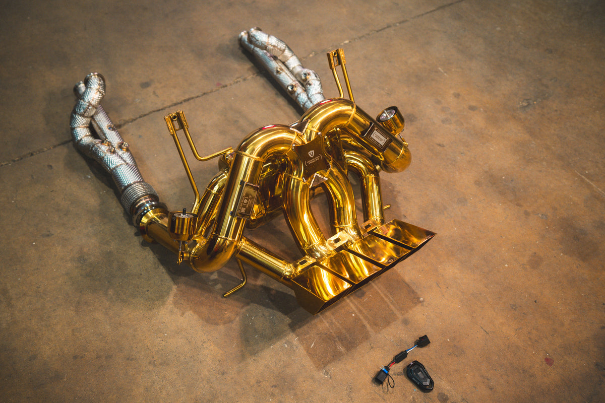 Valvetronic Designs - Lamborghini Aventador LP700 / S / SV Valved Sport Exhaust System - LAM.LP700.VSES.AG, LAM.LP700.VSES.TI, LAM.LP740.VSES.AG
