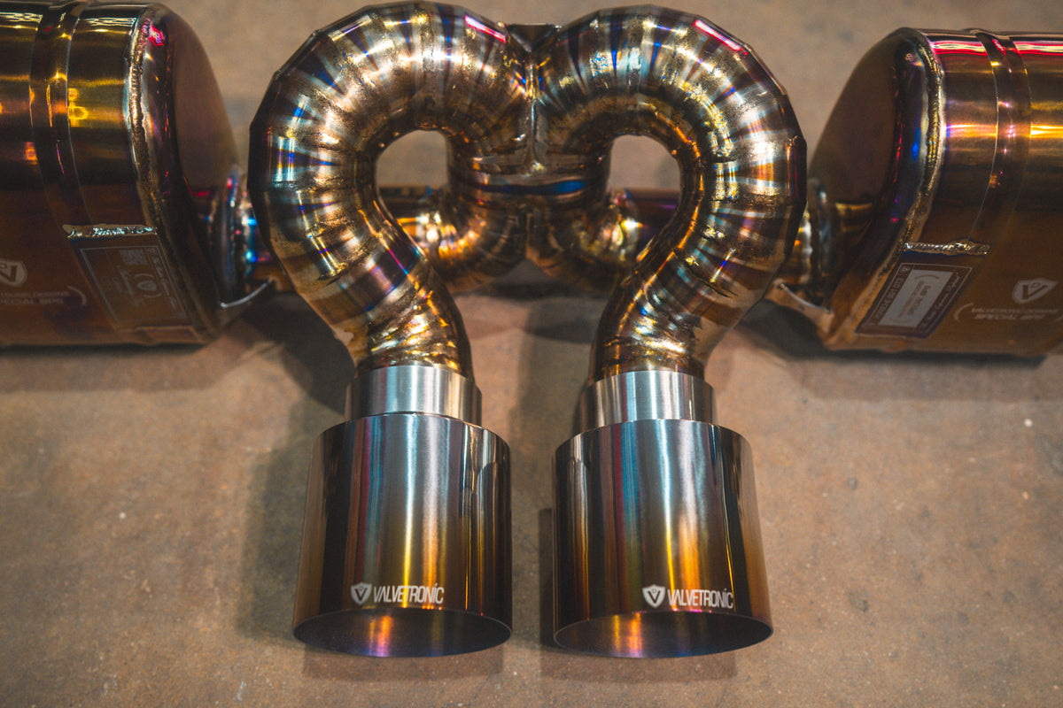 Valvetronic Designs - Valvetronic Valved Sport Exhaust System for Porsche GT3/RS 991.1 / 991.2 - POR.991.GT3.VSES.BR, POR.991.GT3.VSES.TI