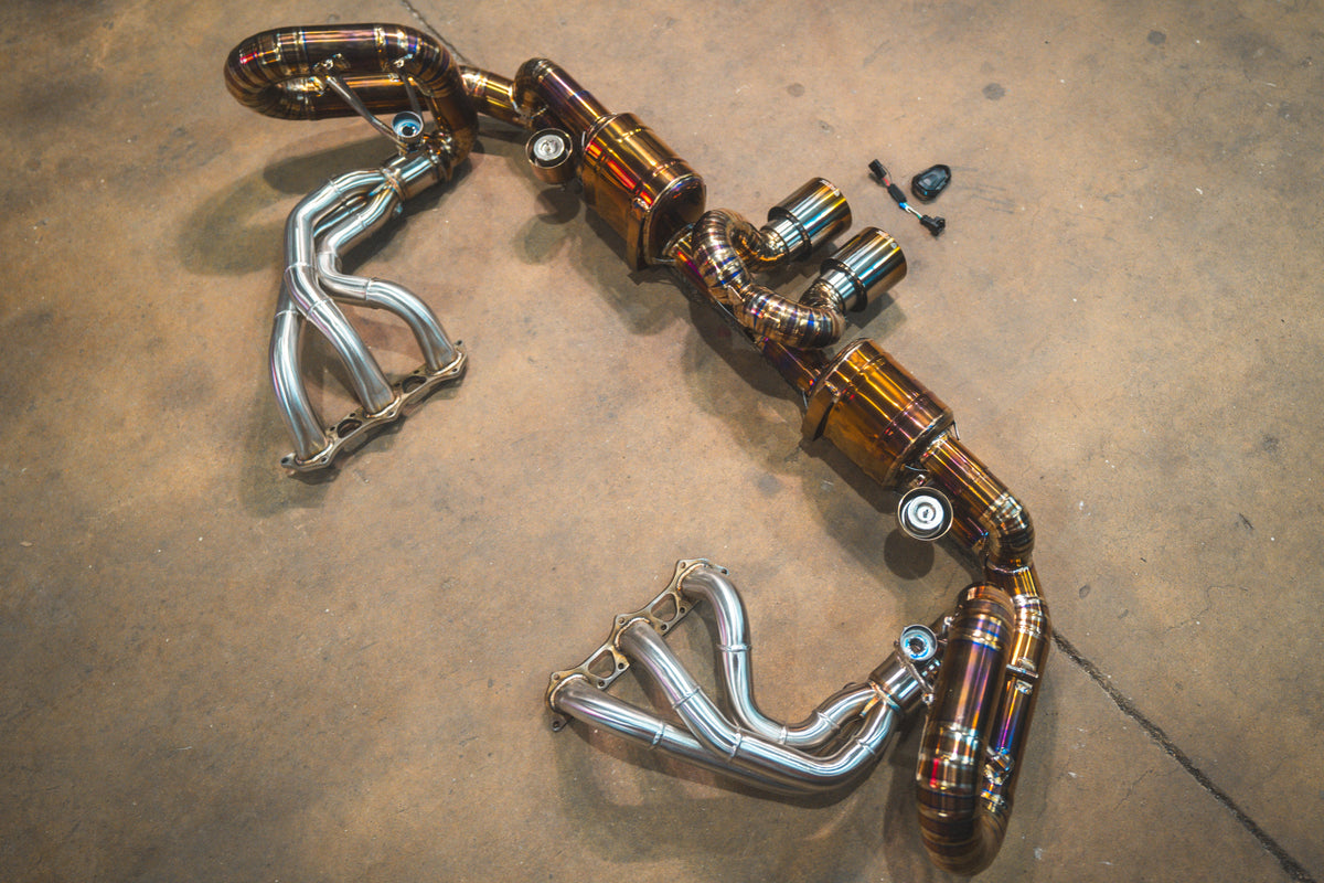 Valvetronic Designs - Valvetronic Valved Sport Exhaust System for Porsche GT3/RS 991.1 / 991.2 - POR.991.GT3.VSES.BR, POR.991.GT3.VSES.TI
