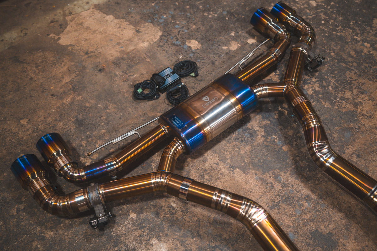 Valvetronic Designs - BMW X5M / X6M F95 / - BMW.F95.X5M.VSES.BR.BRSH, BMW.F95.X5M.VSES.BR.BLK, BMW.F95.X5M.VSES.BR.BRT, BMW.F95.X5M.VSES.BR.FC, BMW.F95.X5M.VSES.BR.RC, BMW.F95.X5M.VSES.TI.BRSH, BMW.F95.X5M.VSES.TI.BLK, BMW.F95.X5M.VSES.TI.BRT, BMW.F95.X5M