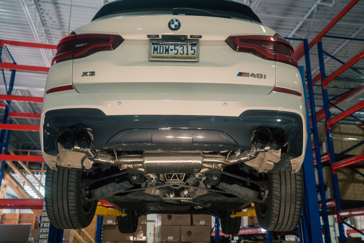 Valvetronic Designs - BMW X3 / X4 M40i Valved Sport Exhaust System - BMW.G01.M40i.VSES.BR.BLK, BMW.G01.M40i.VSES.BR.RC
