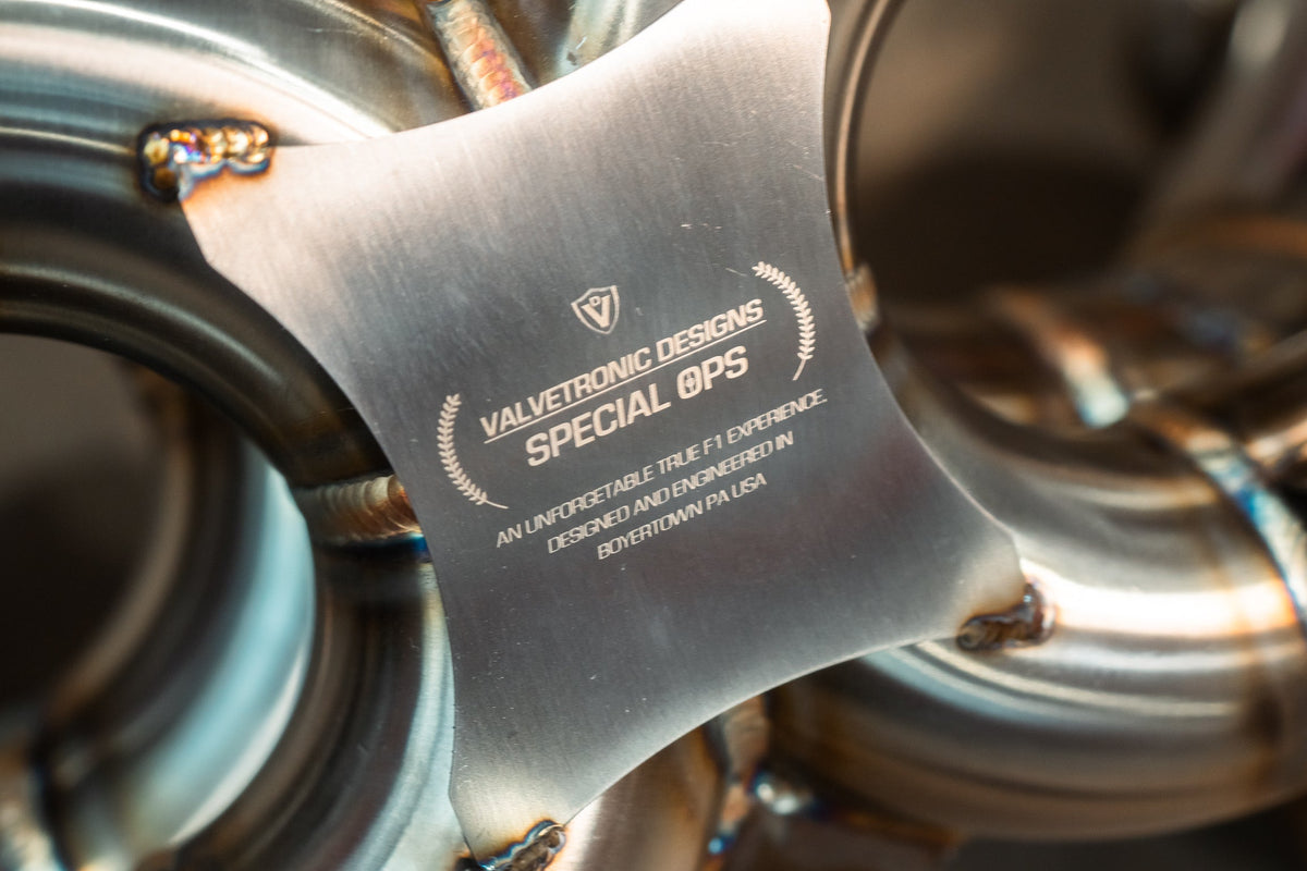 Valvetronic Designs - Lamborghini Huracan True F1 / Valved Exhaust System (LP580/610) - LAM.HUR.F1.BR, LAM.HUR.F1.TI, LAM.HUR.VSES.TI
