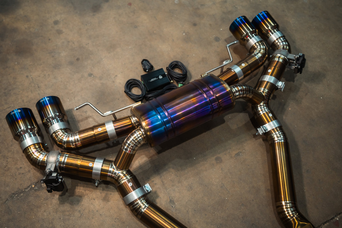 Valvetronic Designs - BMW M8 Valved Sport Exhaust System (F91,F92,F93) - BMW.F91.M8.VSES.Ti.TIBRT, BMW.F9X.M5.M8.VSES.TI.TIBRT, BMW.F91.M8.VSES.Ti.RC, BMW.F9X.M5.M8.VSES.TI.RC