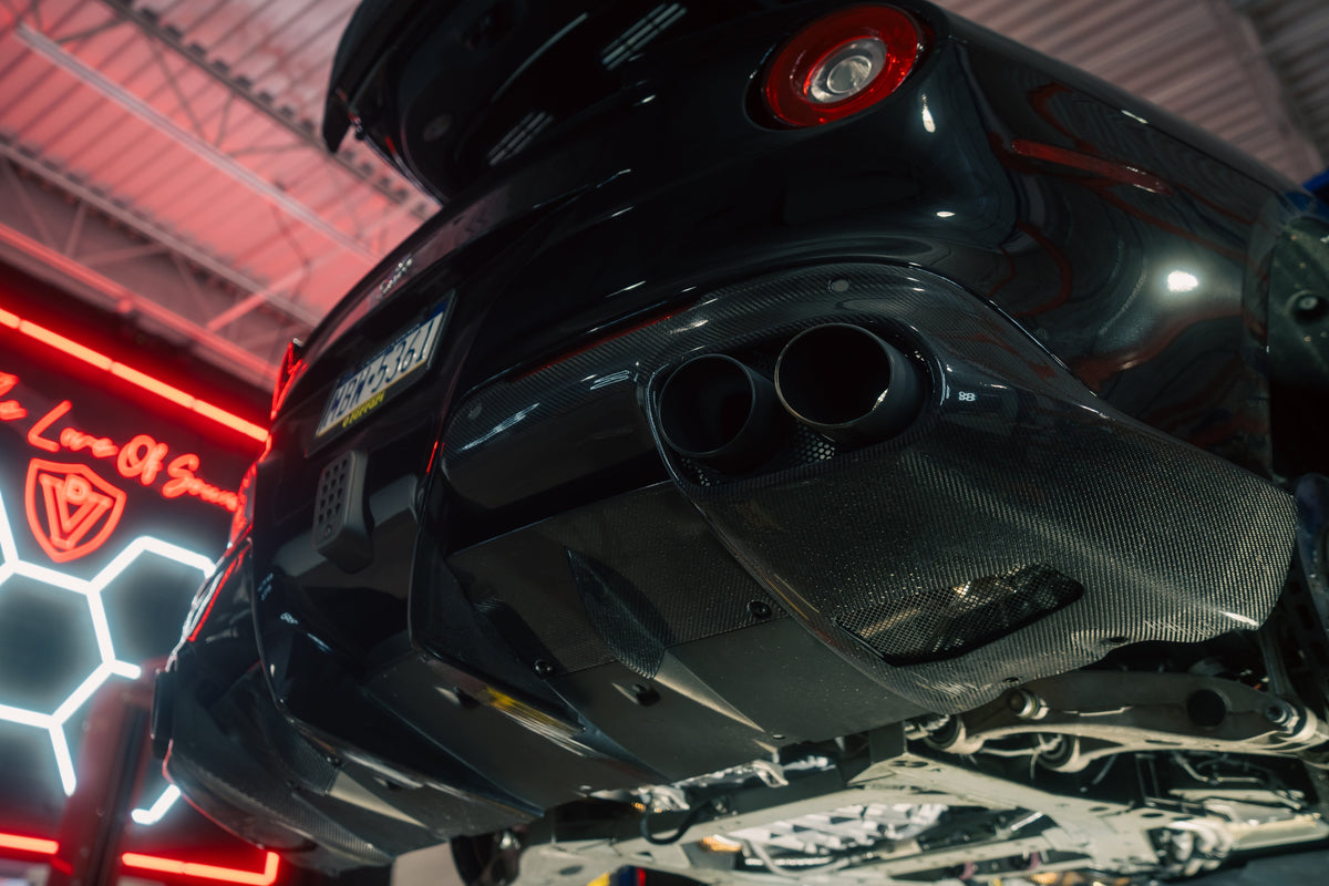 Valvetronic Designs - Ferrari F12 / 812 Valved Sport Exhaust System - FER.F12.VSES.TI