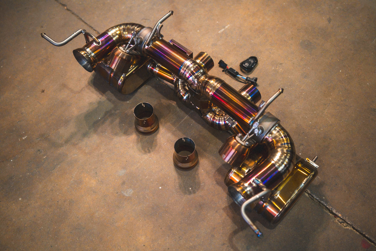 Valvetronic Designs - Ferrari 458 Italia Valved Sport Exhaust System - FER.458.VSES.TI