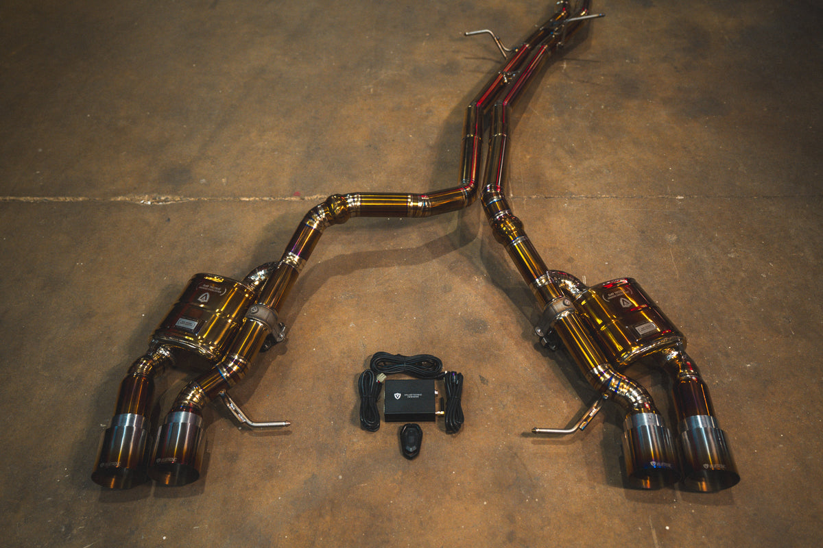 Valvetronic Designs - Valvetronic Valved Sport Exhaust System for Porsche Macan - POR.95B.MAC.VSES.TI