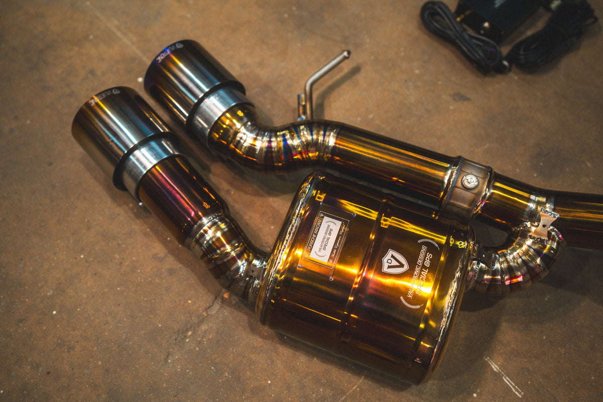 Valvetronic Designs - Valvetronic Valved Sport Exhaust System for Porsche Macan - POR.95B.MAC.VSES.TI