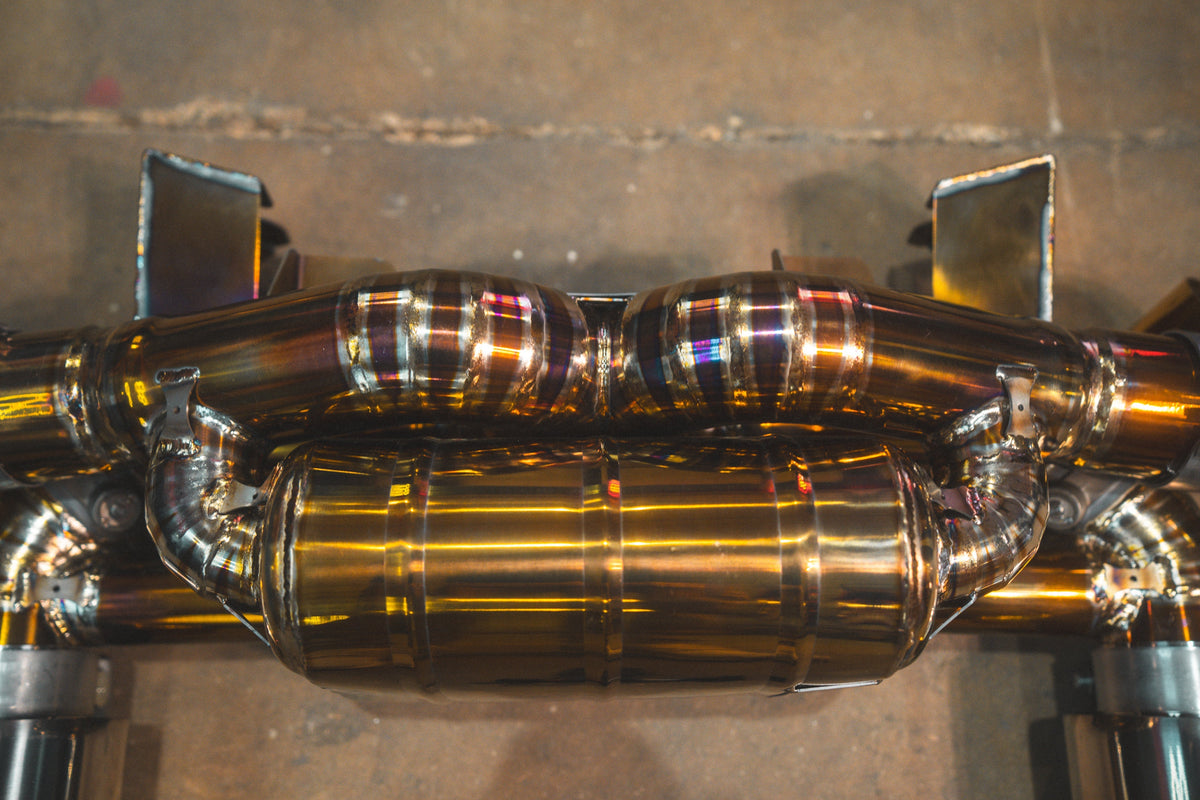 Valvetronic Designs - Valvetronic Valved Sport Exhaust System for Porsche 718 GT4RS/Spyder RS - POR.GT4RS.VSES.TI
