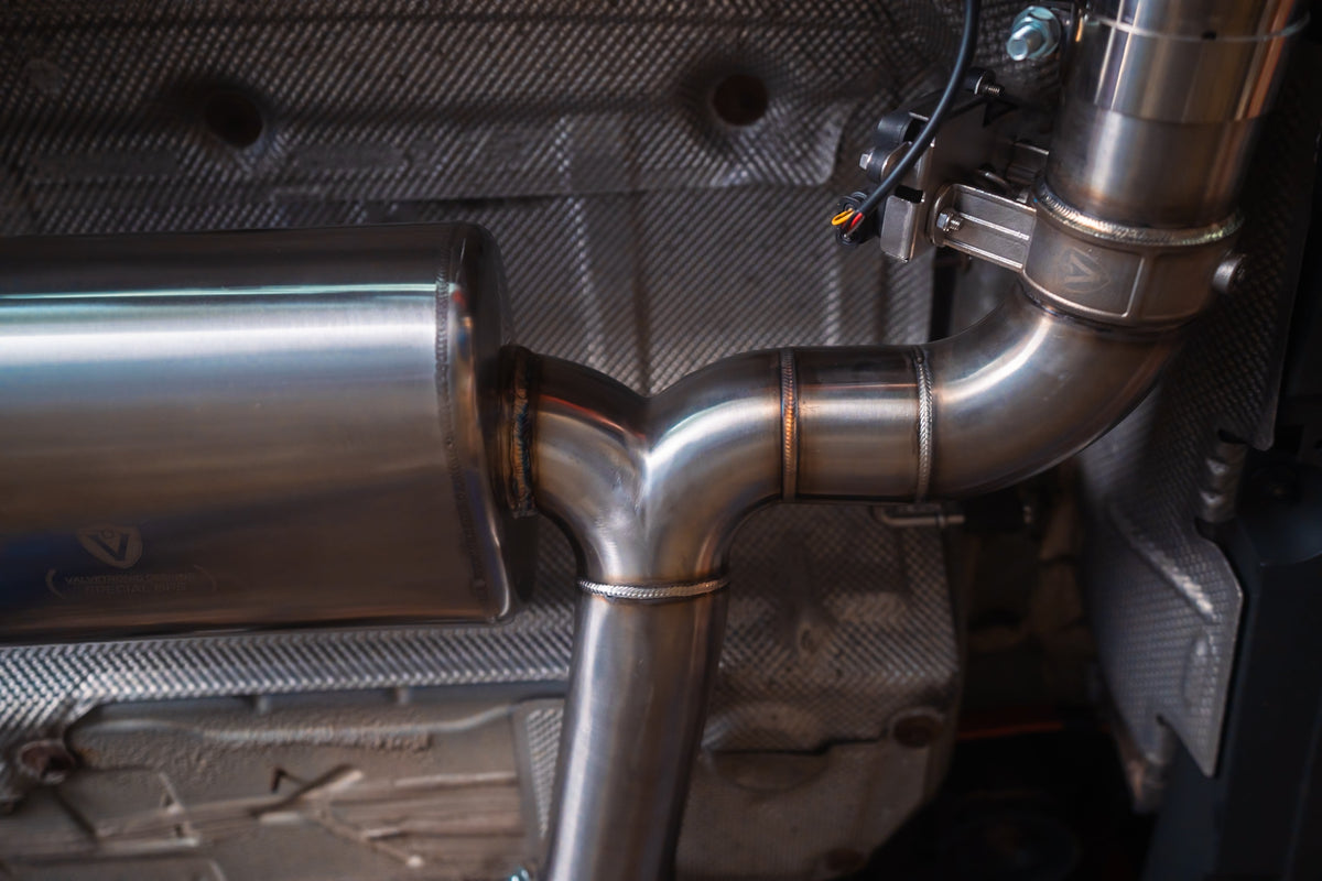 Valvetronic Designs - BMW F30 / F22 / F36 / F32 Valved Sport Exhaust System (Axleback) F chassis - BMW.F.VSES.BR.RC, BMW.F.VSES.BR.BRSH, BMW.F.VSES.BR.BRT, BMW.F.VSES.BR.BLK, BMW.F.VSES.BR.FC