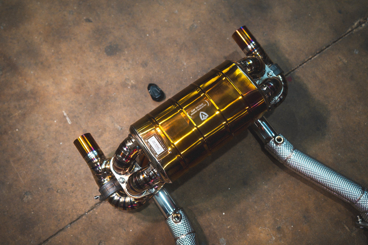 Valvetronic Designs - Ferrari F430 Scuderia / 16M Valved Sport Exhaust System - FER.SCUD.VSES.TI