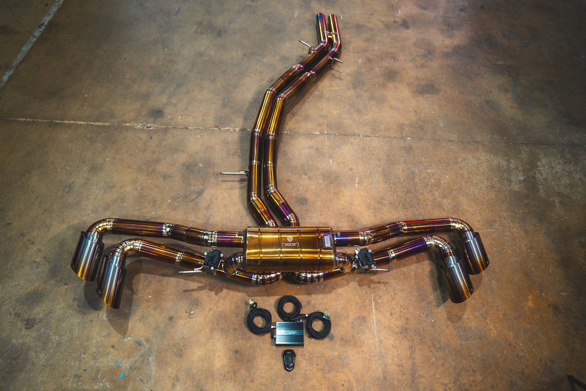 Valvetronic Designs - Lamborghini Urus Valved Sport Exhaust System - LAM.URUS.VSES.TI, LAM.URUS.VSES.FF.400C.TI