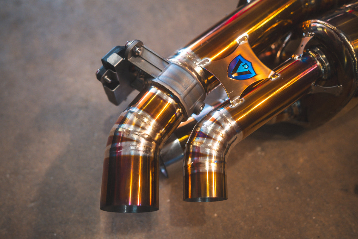 Valvetronic Designs - Valvetronic Valved Sport Exhaust System for Porsche 992 Carrera / Turbo - POR.992.TUR.VSES.TI