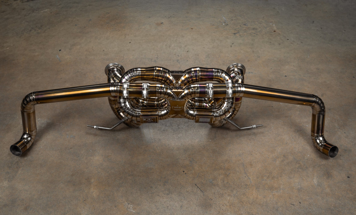 Valvetronic Designs - Audi R8 True F1 Exhaust System - AUD.R8.V10.GEN2.F1.BR, AUD.R8.V10.GEN2.F1.TI, AUD.R8.V10.GEN1.F1.BR