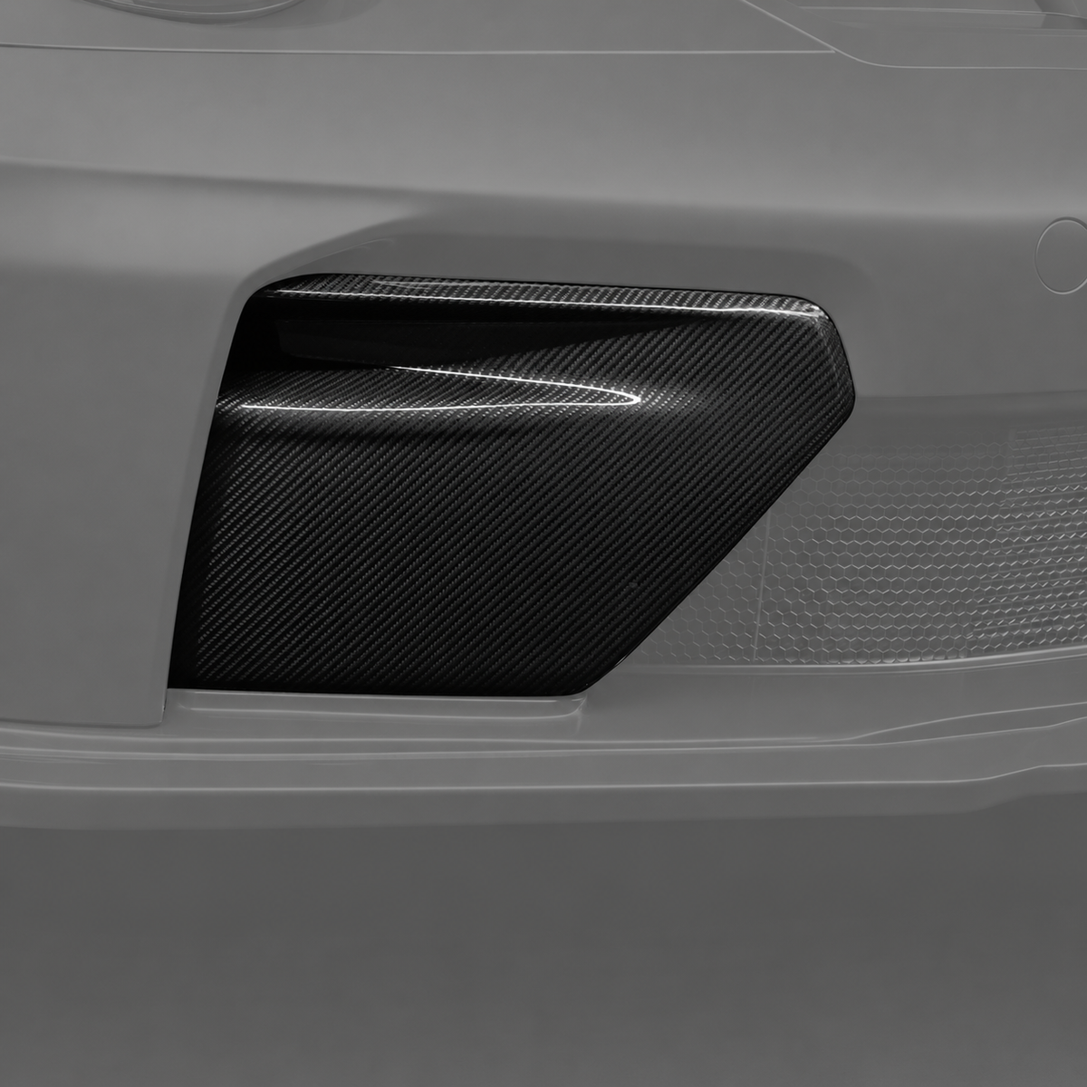TECHART Front Intake Trims Carbon Glossy for Porsche 911 992.1 — product image