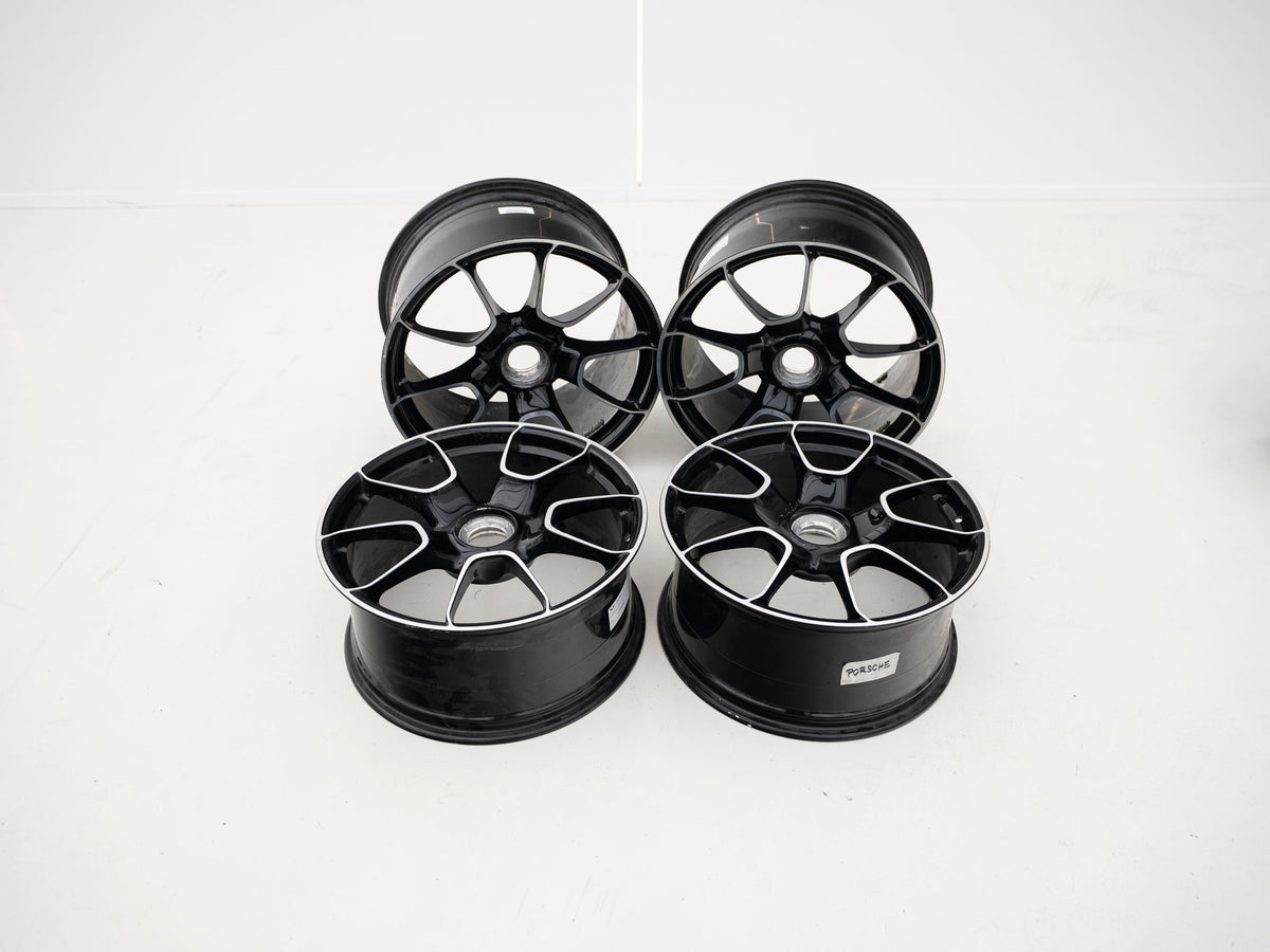Porsche 992 Turbo S Exclusive Design 20"/21" Wheel Set - 992601025AF041 / 992601025AG041 - Used