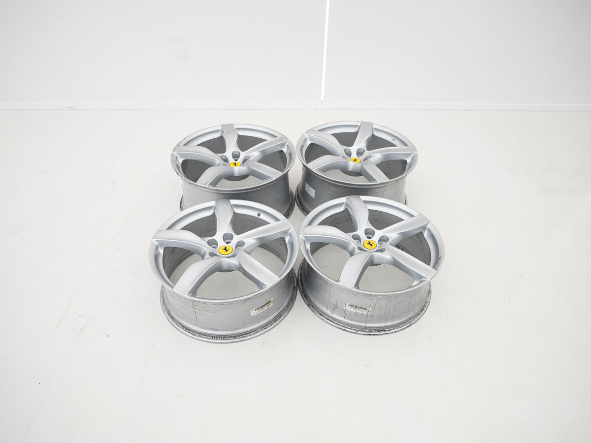 Ferrari Purosangue 22"/23" Silver Wheel Set - 983055 / 983056 - Used