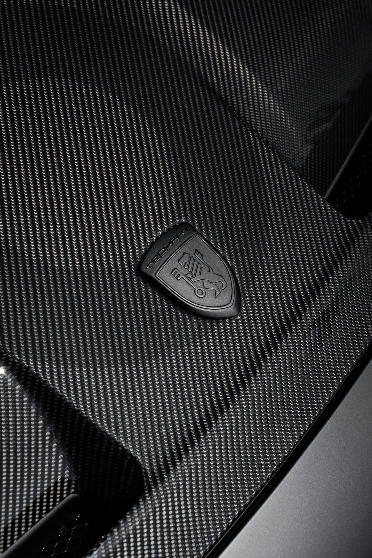 TECHART TECHART Front Hood Emblem Black for Porsche 911 992.1 — product image