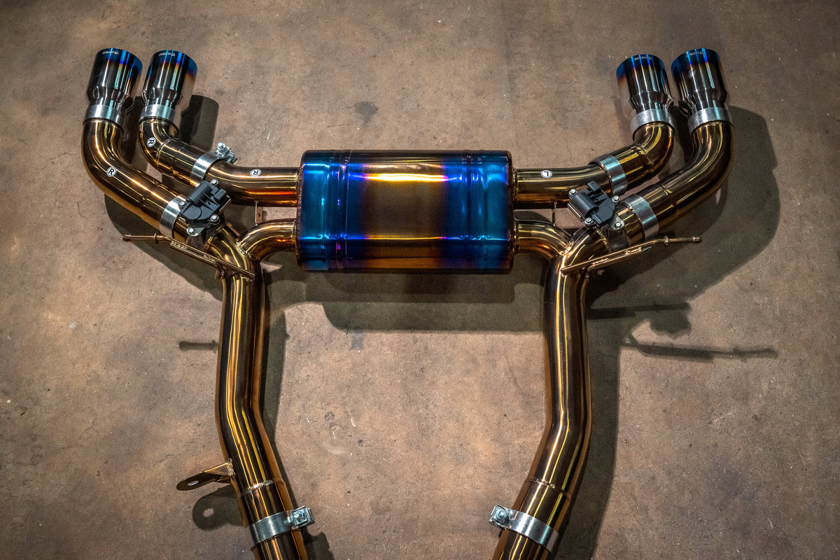 Valvetronic Designs - BMW G90 M5 Valved Sport Exhaust System - BMW.G90.M5.VSES.TI.TIBRT, BMW.G90.M5.VSES.TI.BRSH, BMW.G90.M5.VSES.TI.BRT, BMW.G90.M5.VSES.TI.BLK, BMW.G90.M5.VSES.TI.FC, BMW.G90.M5.VSES.TI.RC