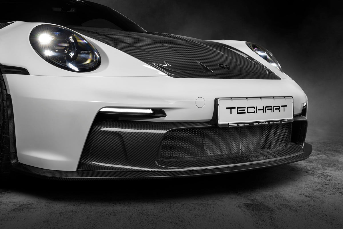 TECHART carbon front spoiler for Porsche 911 992 GT3