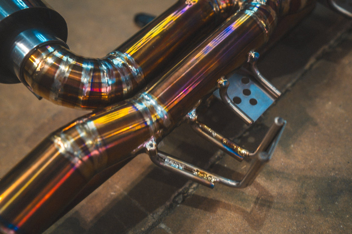Valvetronic Designs - Valvetronic Valved Sport Exhaust System for Porsche 718 GT4 / GTS/ Boxster Spyder - POR.718.GT4.VSES.TI