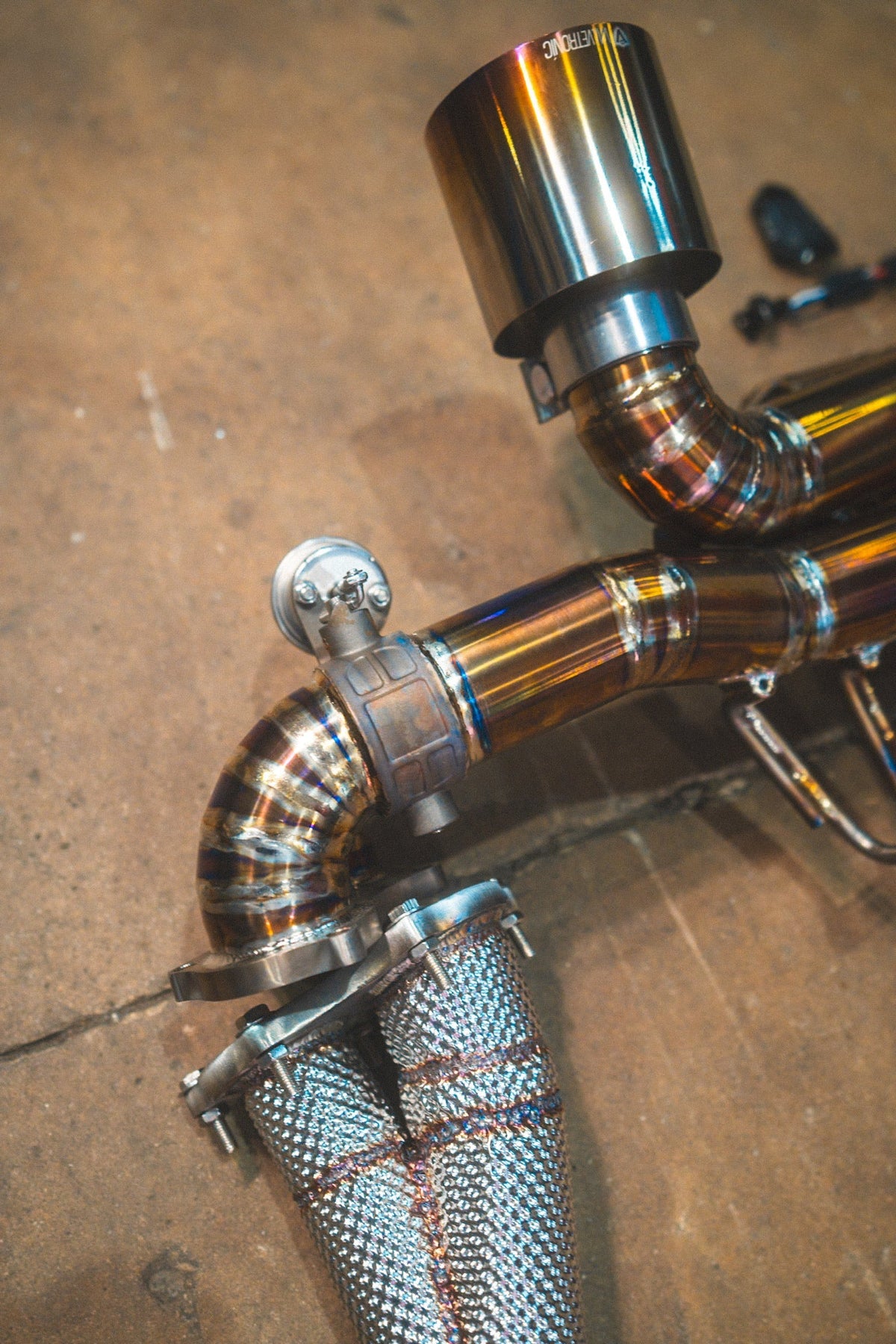 Valvetronic Designs - Valvetronic Valved Sport Exhaust System for Porsche 718 GT4 / GTS/ Boxster Spyder - POR.718.GT4.VSES.TI