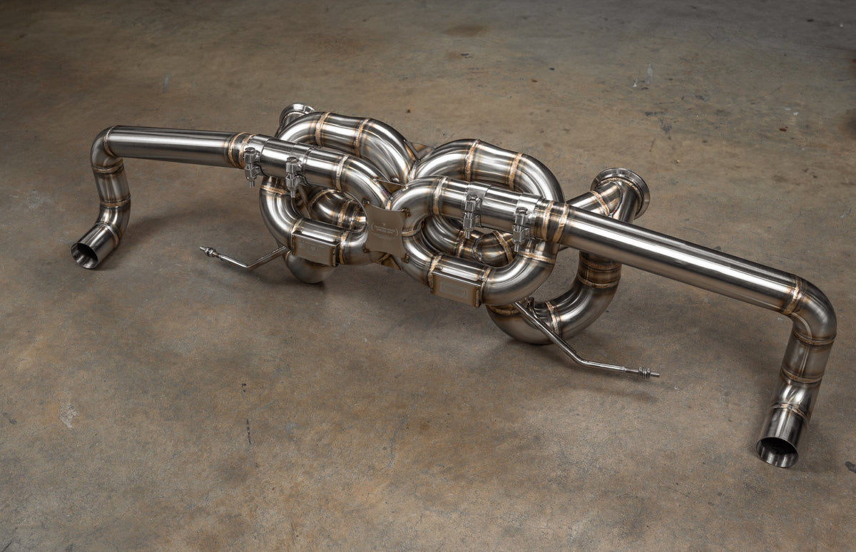 Valvetronic Designs - Lamborghini Huracan True F1 / Valved Exhaust System (LP580/610) - LAM.HUR.F1.BR, LAM.HUR.F1.TI, LAM.HUR.VSES.TI