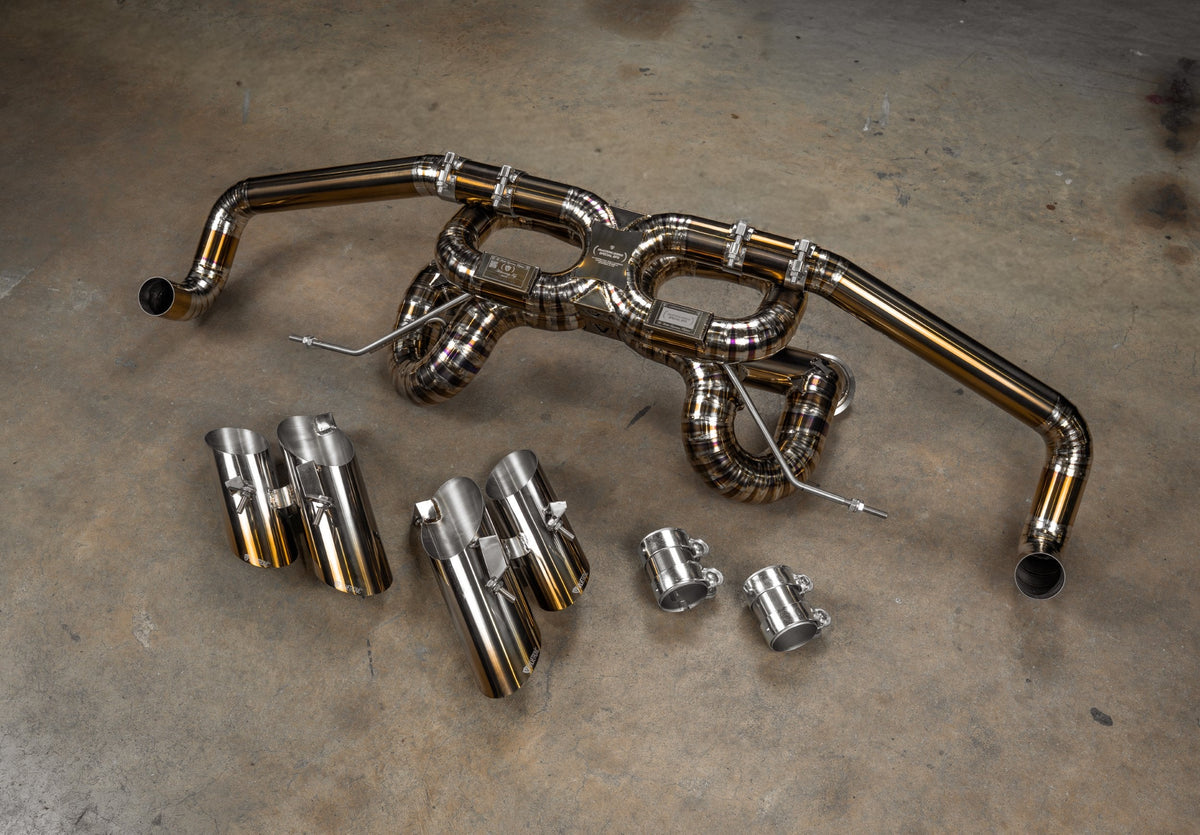 Valvetronic Designs - Lamborghini Huracan True F1 / Valved Exhaust System (LP580/610) - LAM.HUR.F1.BR, LAM.HUR.F1.TI, LAM.HUR.VSES.TI