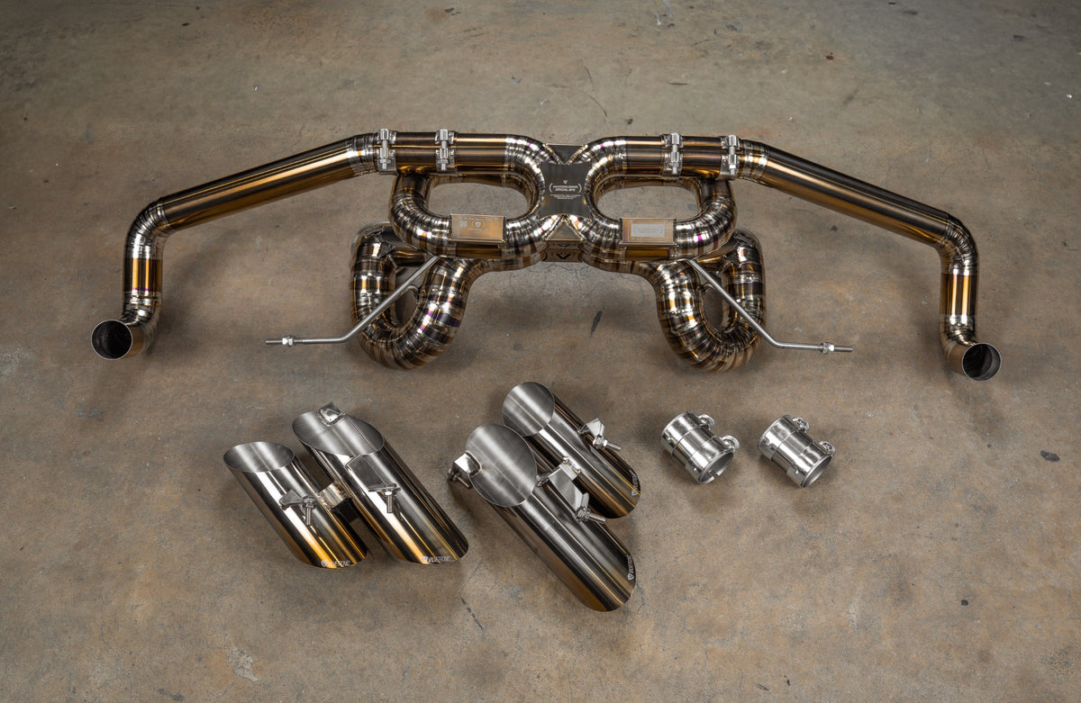 Valvetronic Designs - Lamborghini Huracan True F1 / Valved Exhaust System (LP580/610) - LAM.HUR.F1.BR, LAM.HUR.F1.TI, LAM.HUR.VSES.TI