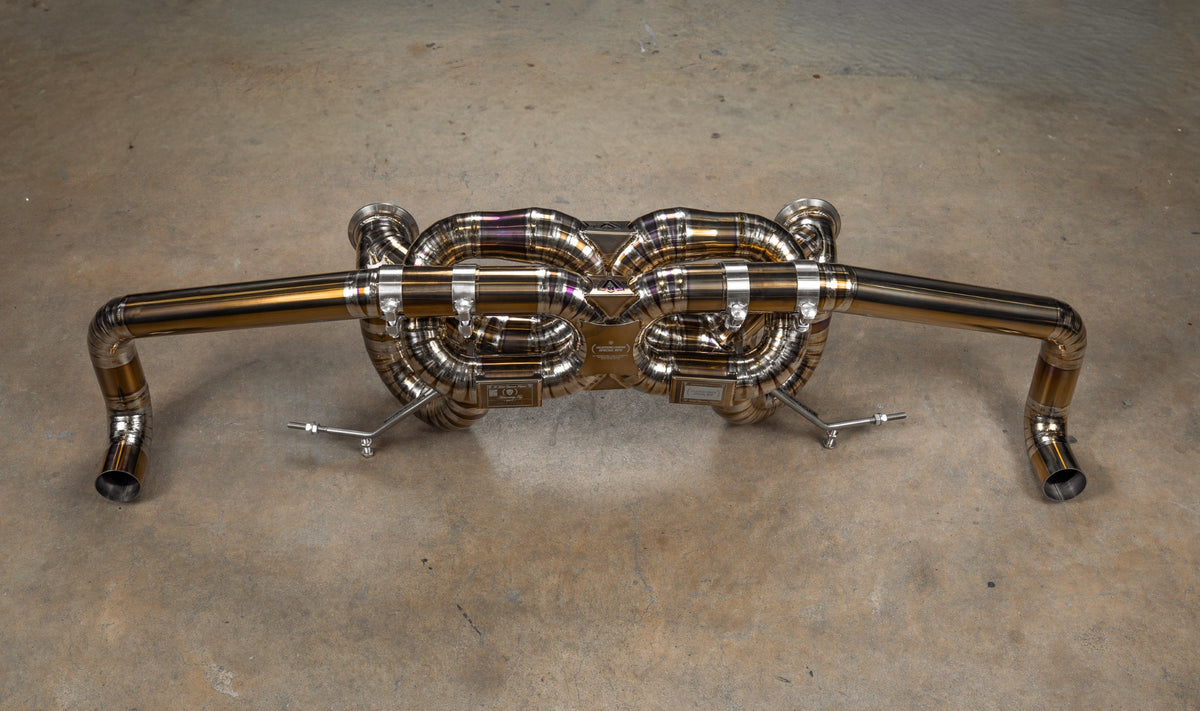 Valvetronic Designs - Lamborghini Huracan True F1 / Valved Exhaust System (LP580/610) - LAM.HUR.F1.BR, LAM.HUR.F1.TI, LAM.HUR.VSES.TI