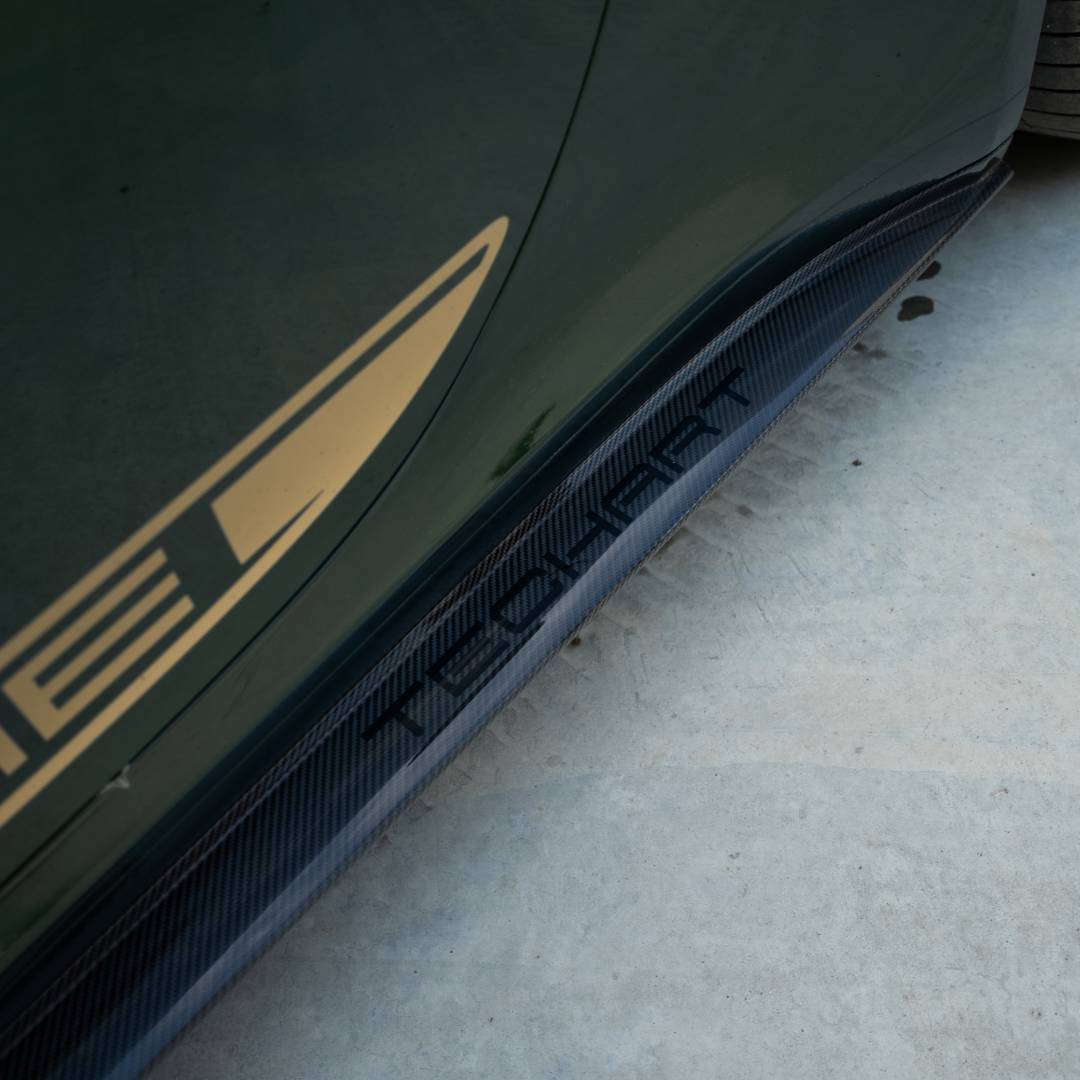 TECHART Side Skirts Carbon Glossy for Porsche 911 992.1 — product image