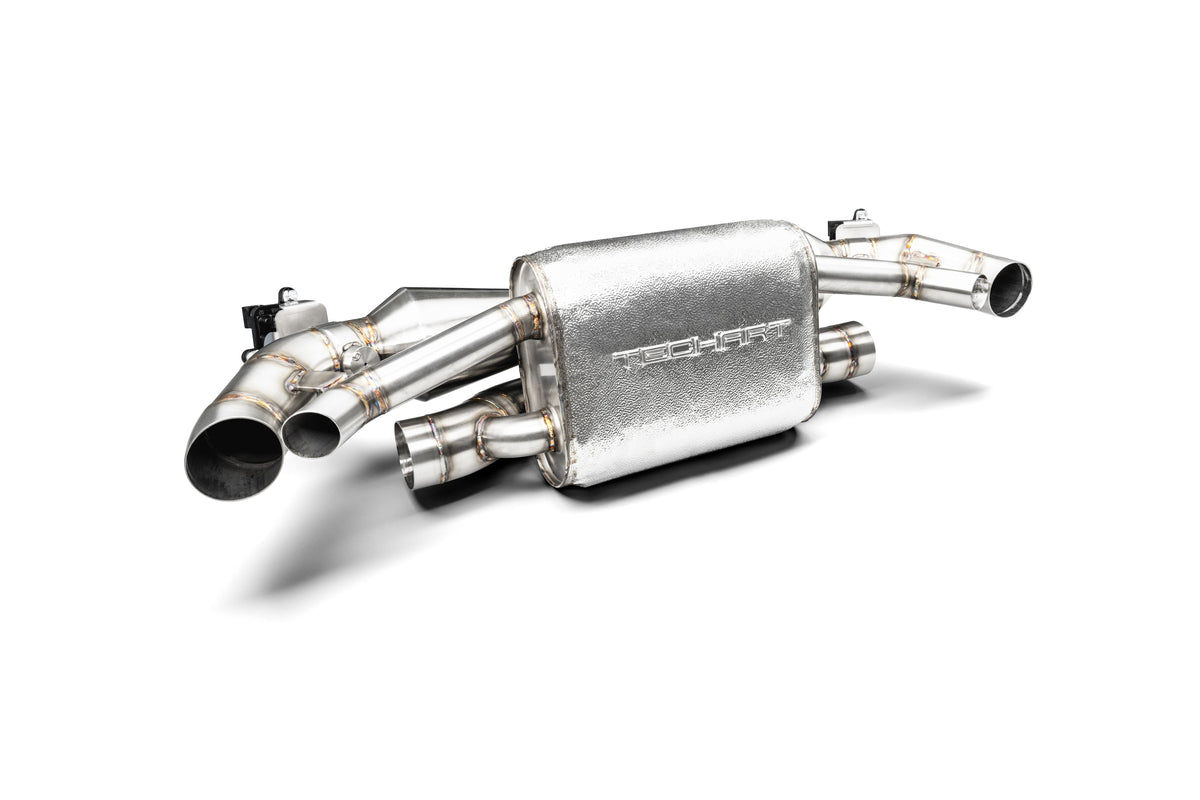 TECHART 992 sport exhaust with valve control