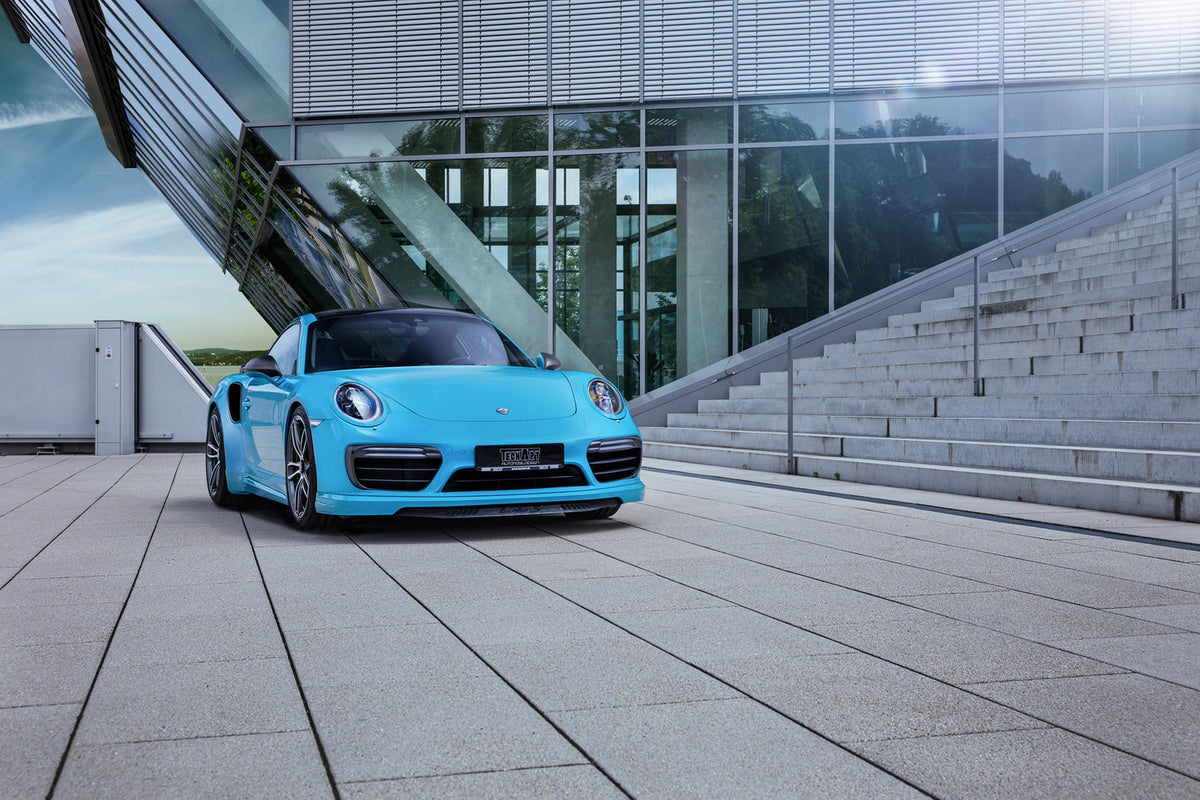 TECHART Front Spoiler I installed on Porsche 911 991.2 Turbo or Turbo S