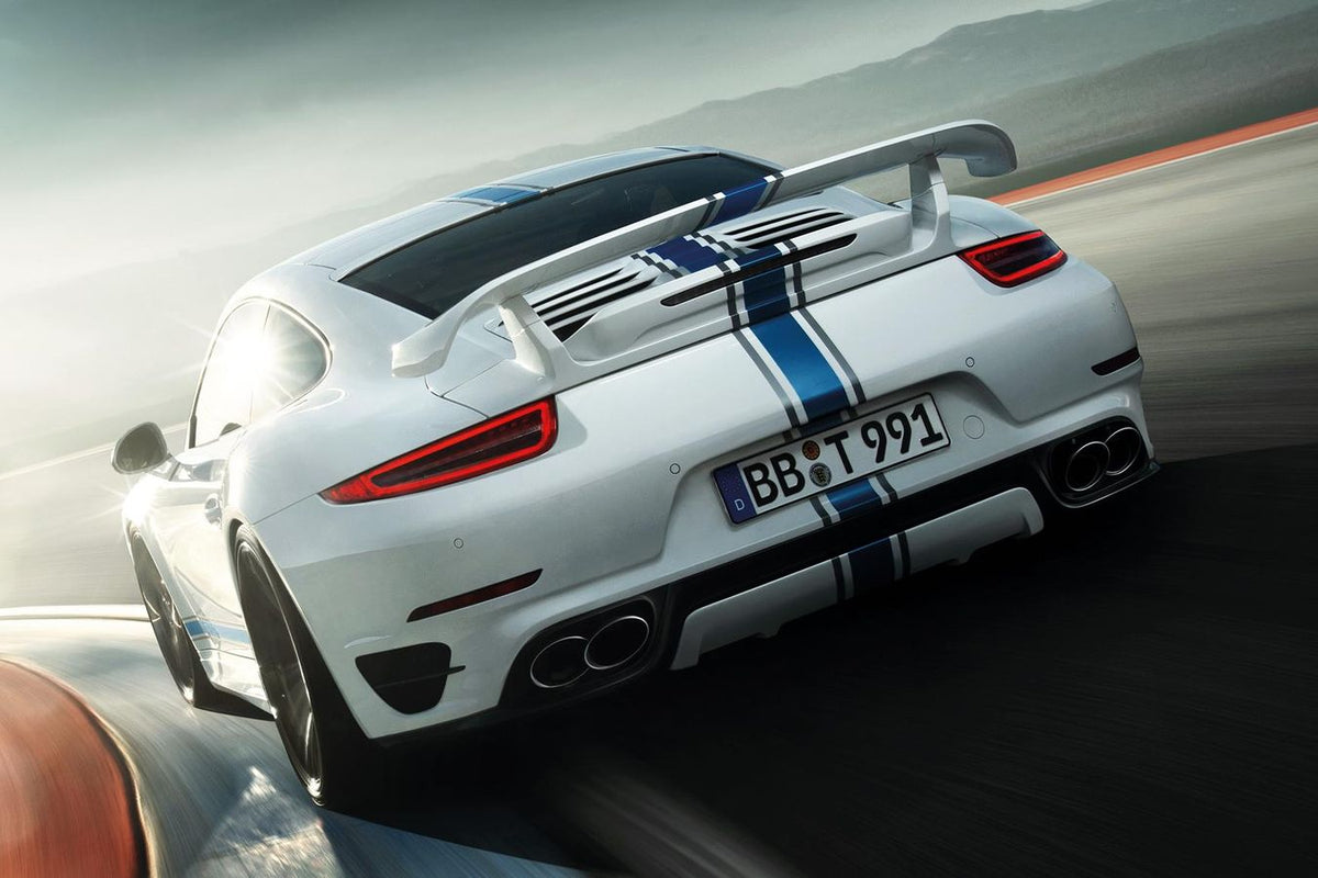 TECHART Sport Exhaust with Tailpipes for Porsche 911 991.1 Turbo / Turbo S