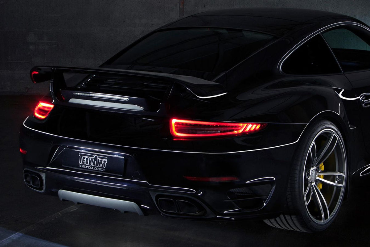 TECHART Rear Diffuser Add-on for Porsche 911 991.1 Turbo / Turbo S