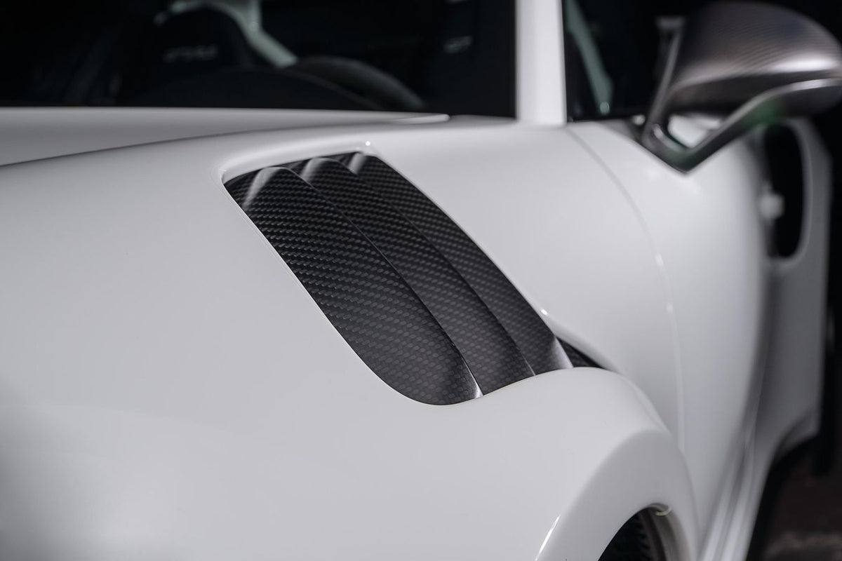 TECHART Carbon Air Outlet Panels for Porsche 911 991.1 GT3 RS