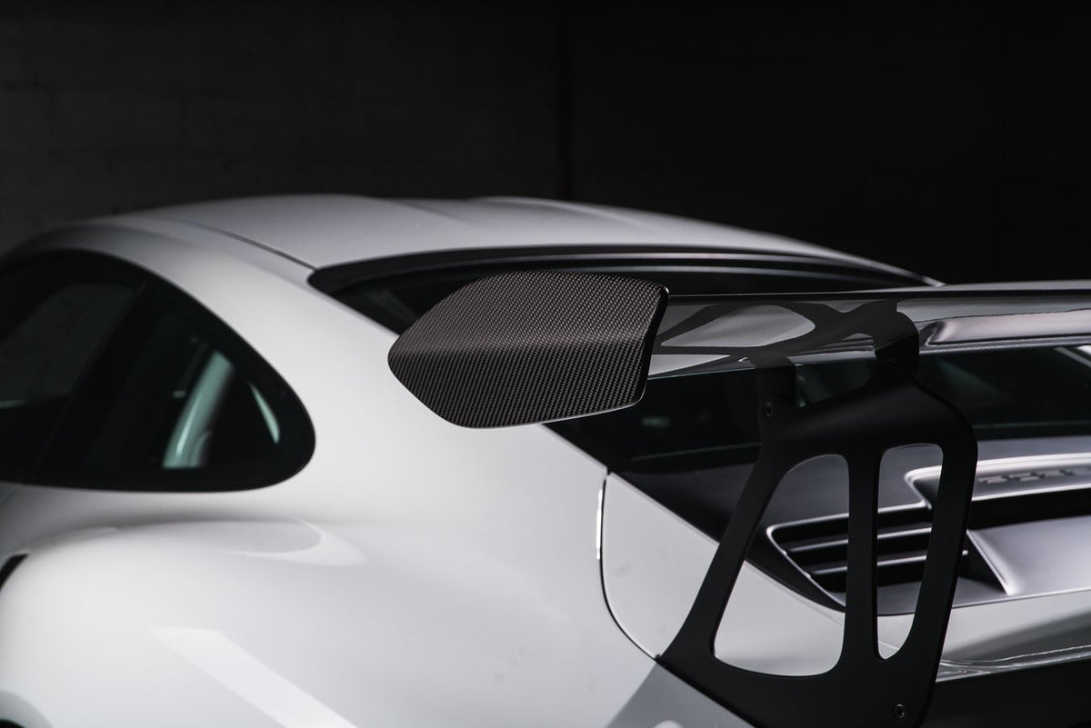 TECHART Carbon Rear Spoiler Trims for Porsche 911 991.1 GT3 RS