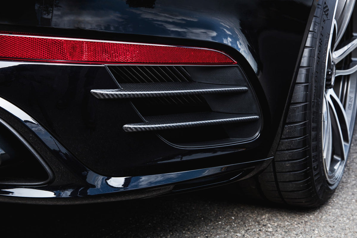 TECHART Carbon Rear Apron Louvres for Porsche 911 991.2 Turbo / Turbo S